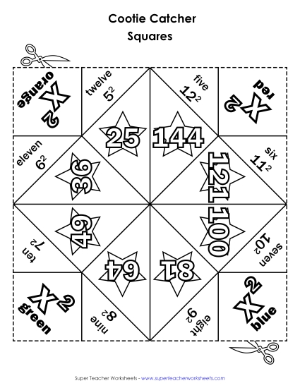 More Math - Squared Numbers (Exponents) More Math - Squared Numbers (Exponents)