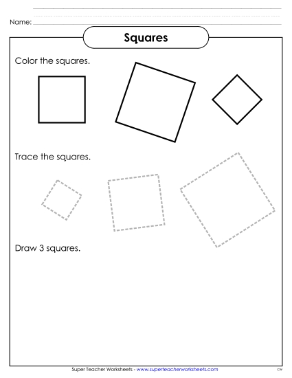 Individual Shapes - Squares