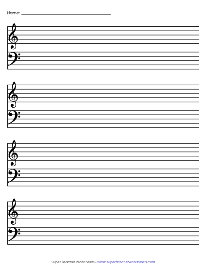 Blank Staff Paper - Staff Paper (Grand) Blank Staff Paper - Staff Paper (Grand)