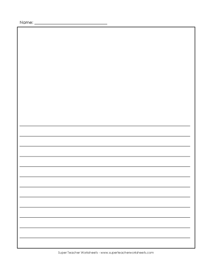 Printable Standard Writing Paper - Standard Lined Writing Paper (Illustration) Printable Standard Writing Paper - Standard Lined Writing Paper (Illustration)