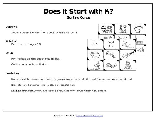 Card Games & Sorts - Starts With K - Sort Card Games & Sorts - Starts With K - Sort