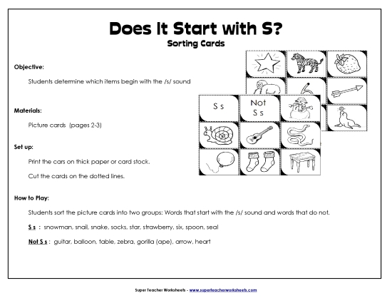 Card Games & Sorts - Starts With S - Sort Card Games & Sorts - Starts With S - Sort