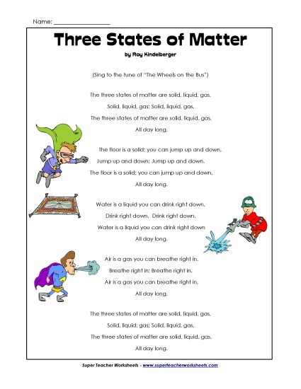 States of Matter Song