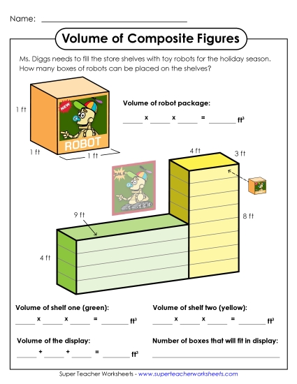 Basic: All Lengths Given Single, Whole Number Lengths - Stocking the Shelves (Basic) Basic: All Lengths Given Single, Whole Number Lengths - Stocking the Shelves (Basic)