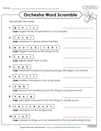 Word Puzzles - Strings - Word Scramble Word Puzzles - Strings - Word Scramble