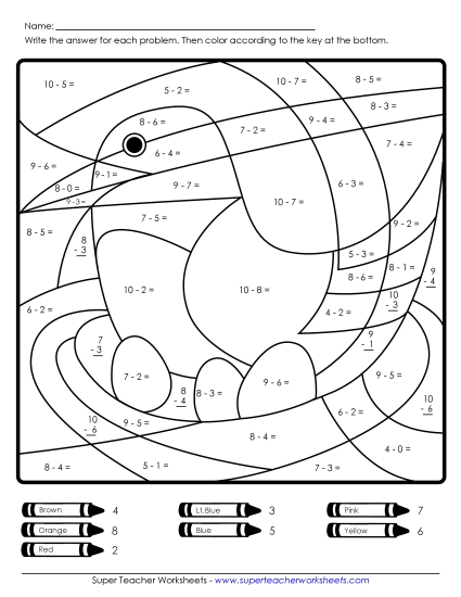 Subtraction - Subtraction: Bird