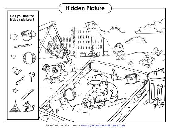 Hidden Pictures - Summer Hidden Pictures - Summer