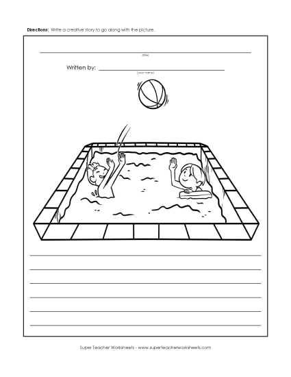Story Pictures - Swimming Pool Kids Story Pictures - Swimming Pool Kids
