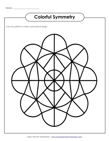 Symmetry Coloring Design