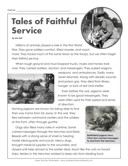 Articles - Tales of Faithful Service