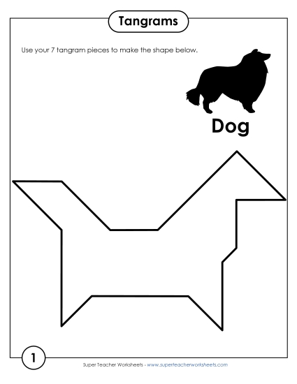 Tangram Puzzles - Tangram Puzzles #1-5 Tangram Puzzles - Tangram Puzzles #1-5