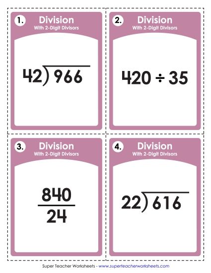 3-Digit Dividends - Task Cards: Division (2-Digit Divisors and 3-Digit Dividends) 3-Digit Dividends - Task Cards: Division (2-Digit Divisors and 3-Digit Dividends)