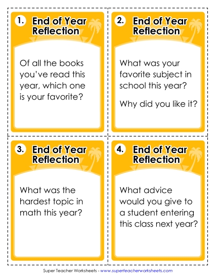 Activities and Games - Task Cards: End of Year Discussion Activities and Games - Task Cards: End of Year Discussion