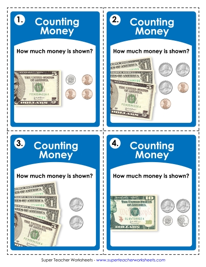 Amounts Up to $12 - Task Cards: Money up to $12