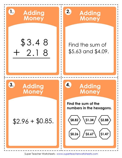 Task Cards and Math Games - Task Cards Task Cards and Math Games - Task Cards