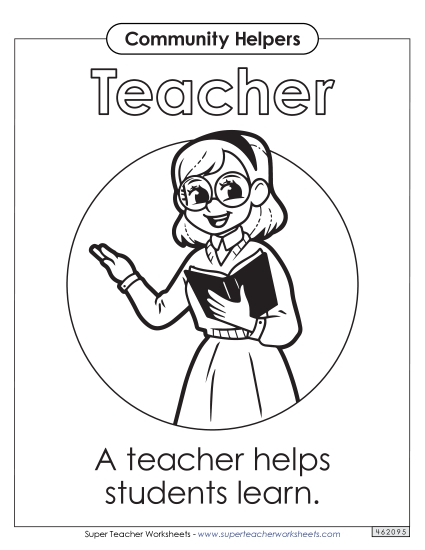 Anchor Chart / Coloring Pages - Teacher