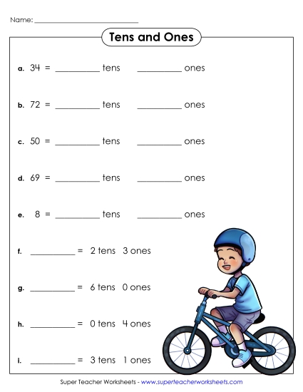 Place Value - Tens and Ones Place Value - Tens and Ones
