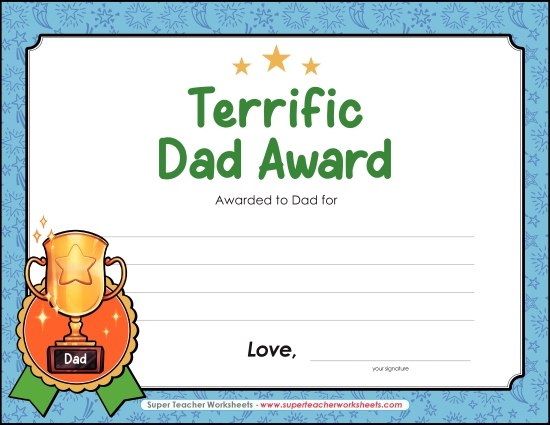 Make Gifts For Fathers - Terrific Dad Make Gifts For Fathers - Terrific Dad