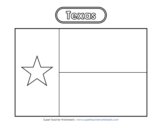 Flags & Seals - Texas Flag Coloring Page Flags & Seals - Texas Flag Coloring Page