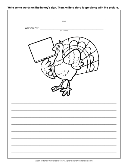 Holiday Story Pictures - Thanksgiving - Turkey Sign Holiday Story Pictures - Thanksgiving - Turkey Sign
