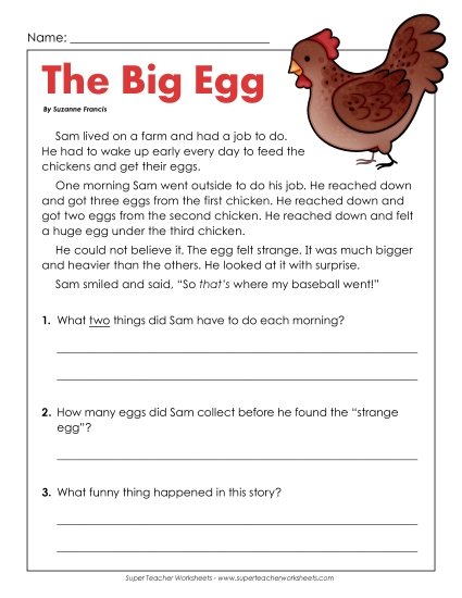 Short Passages - The Big Egg (Short) Short Passages - The Big Egg (Short)