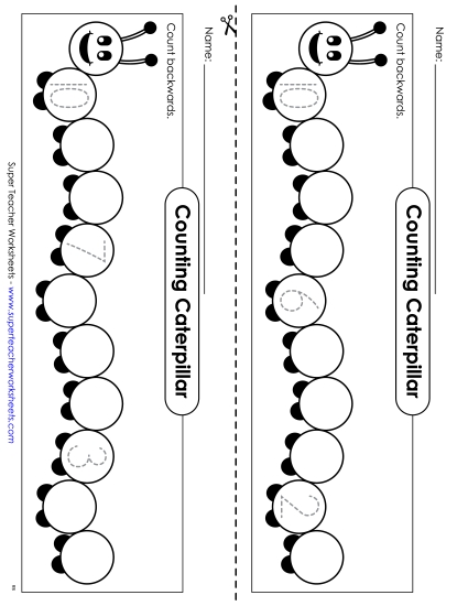 Count Back from 10 - The Counting Caterpillar (Counting Back from 10) Count Back from 10 - The Counting Caterpillar (Counting Back from 10)