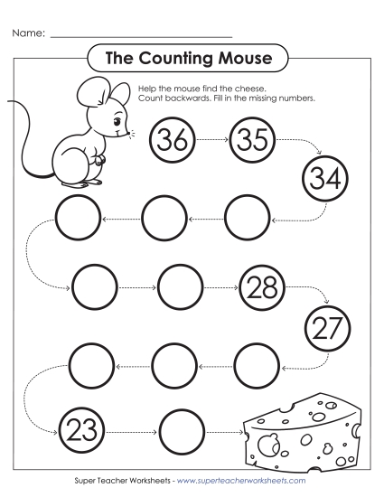 The Counting Mouse (From 36) The Counting Mouse (From 36)