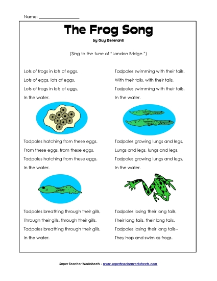 Songs - The Frog Song Songs - The Frog Song