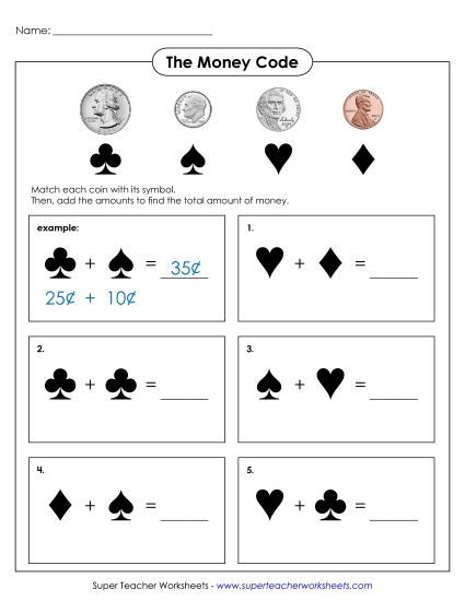 Worksheets - The Money Code (Basic)