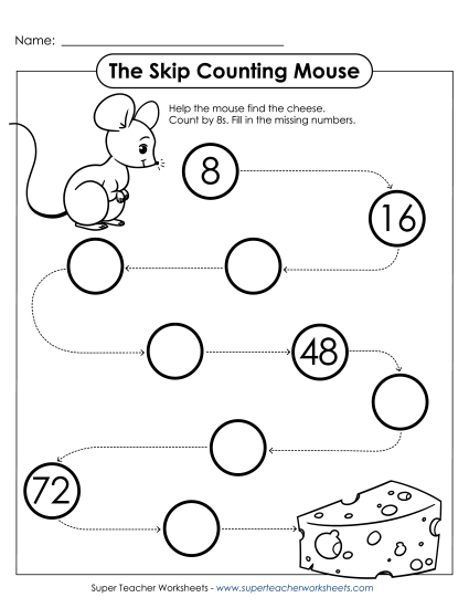 The Skip Counting Mouse (By 8s) The Skip Counting Mouse (By 8s)