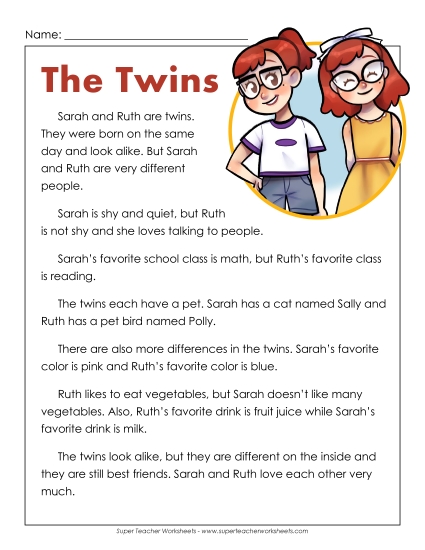 Fiction - The Twins Fiction - The Twins