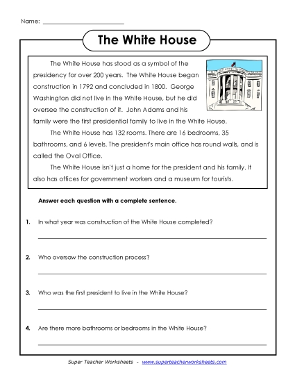 Short Passages - The White House (Short, Nonfiction) Short Passages - The White House (Short, Nonfiction)