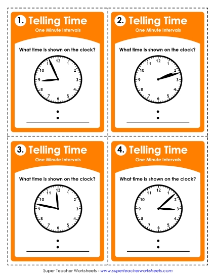Time (One Minute Intervals) Time (One Minute Intervals)