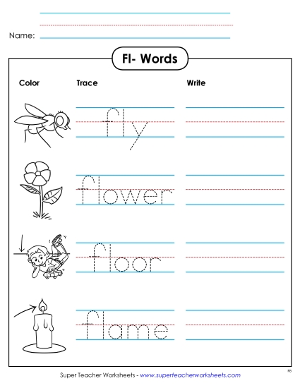 Worksheets - Trace and Write Worksheets - Trace and Write