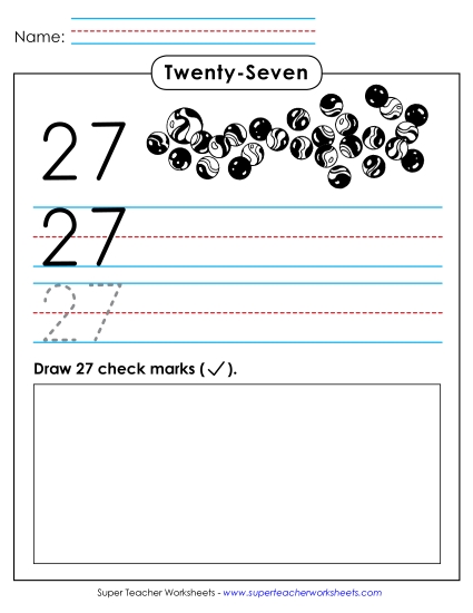 Twenty-Seven - Trace, Print, Draw: 27