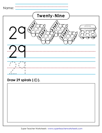 Twenty-Nine - Trace, Print, Draw: 29