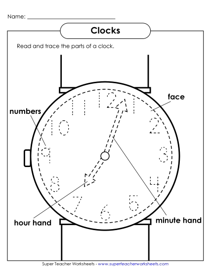 Worksheets - Trace the Numbers