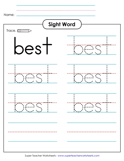 Trace the Word: Best Trace the Word: Best