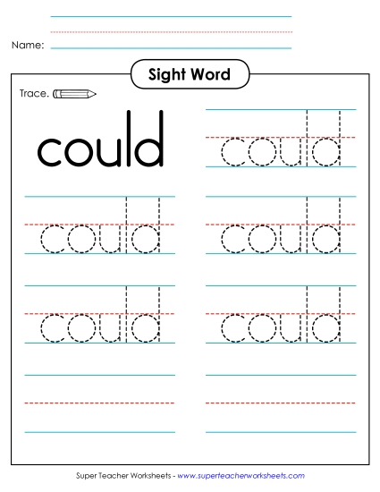 Trace the Word: Could
