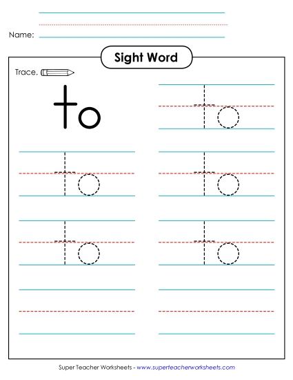 Trace the Word: To Trace the Word: To