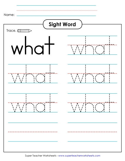 Trace the Word: What