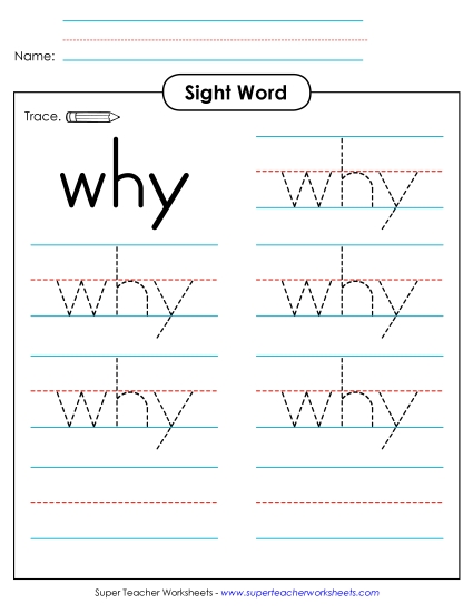 Trace the Word: Why Trace the Word: Why