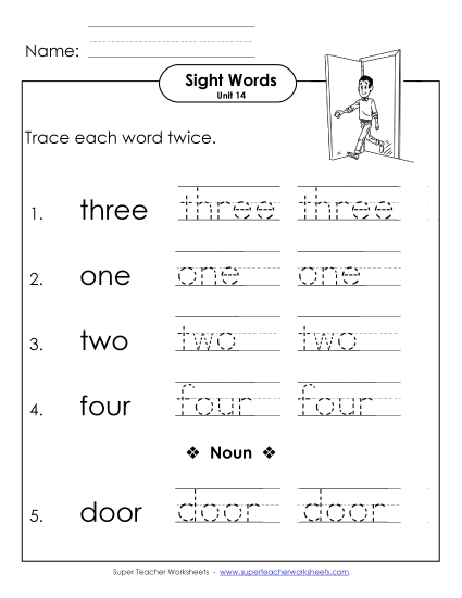 Worksheets - Trace Twice (Unit 14) Worksheets - Trace Twice (Unit 14)