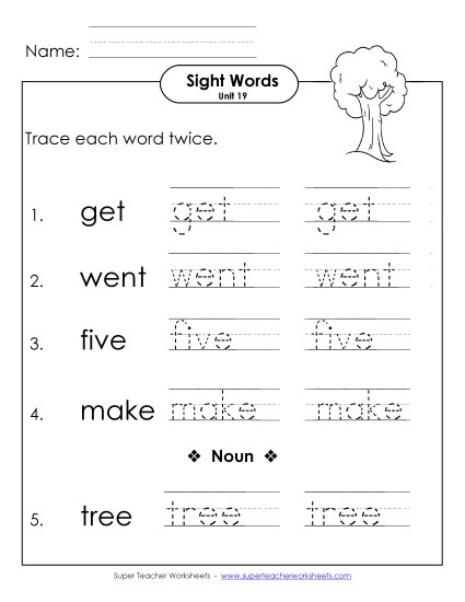 Worksheets - Trace Twice (Unit 19) Worksheets - Trace Twice (Unit 19)