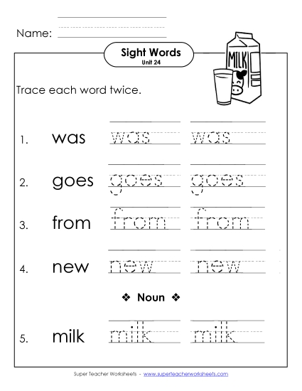Worksheets - Trace Twice (Unit 24) Worksheets - Trace Twice (Unit 24)