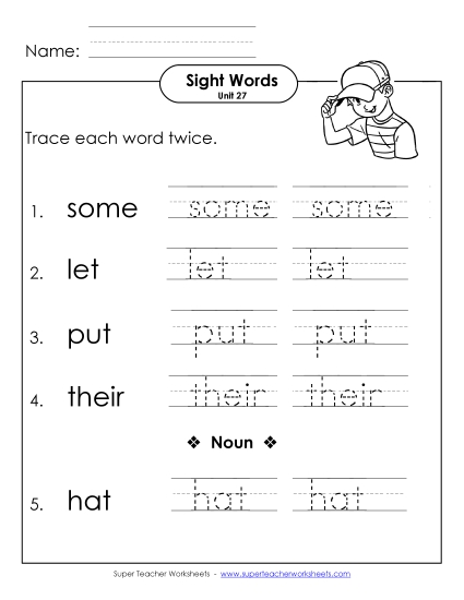 Worksheets - Trace Twice (Unit 27) Worksheets - Trace Twice (Unit 27)