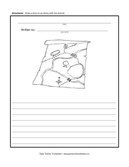 Story Pictures - Treasure Map