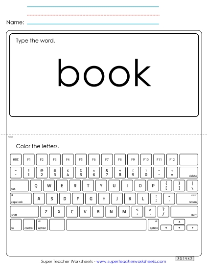 Type the Word: Book Type the Word: Book