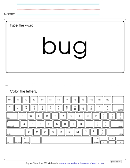 Type the Word: Bug