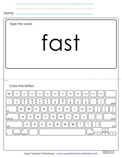 Type the Word: Fast Type the Word: Fast